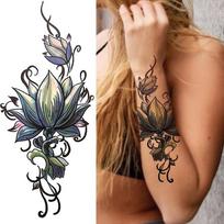 Begalybės simbolio tatuiruotės lipdukai moterims moteriškos eilės drugelio EKG kryžminės begalinės laikinos tatuiruotės vandeniui atsparios netikros tatuiruotės