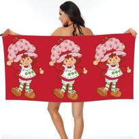 Like Strawberry ShortCake Beach Towel Soft Microfiber Quick Dry Absorbent Quick Towels For Bath W40*H60(CM)