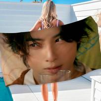 Korean Cha Eun-woo Microfiber Blanket Quick Drying Beach Towels Oversized Printing Super Absorbent Pool Towel Blanket W30*H60(CM)