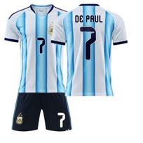 2025-26 Home No. 10 Football Uniform 21 Dibala Jersey National Team World Cup Argentina #20
