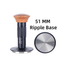 Auto Release Espresso Machine Tamper SUS304 Sound Feedback Spring Loaded Tamper with Markings Eco-Friendly Coffee Powder Hammer