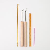 Quick Knit Loom Set - Tubular Knitting Pen for Fast Scarf & Hat Making | Handy Weaving Tool