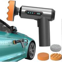 Belaidis automobilio poliruoklis 4000mAh įkraunamas poliruoklis su 3 vnt. poliravimo priedais grindims, automobilio vaškavimui, stiklo poliravimui