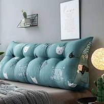 Šiuolaikinė prie lovos didelė trikampė pagalvėlė Miela juosmens atrama pagalvės pagalvė atlošas Minkšta sofa pagalvėlė grindų pagalvėlė 60X20X50cm