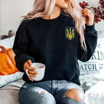 Unisex HoodieUkrainos Tridentas Megztinis su gobtuvu Armijos Vėliava Zelenskis Ukrainos Hoodie Unisex Ucrania Megztinis Unisex Vintažiniai apvalios kaklo megztiniai L