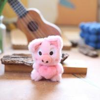 Mielas Mielas Kiaulės Pakabukas Pliušinis Žaislas Lėlė Animacinis Mokyklinio Krepšio Pakabinamas Papuošalas Raktų Pakabukas Lėlė 12cm