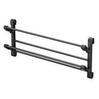 Modern Shoe Organizers 2 Level Foldable Shoe Rack Easy Installation Without Drilling Convenient for Small Space L