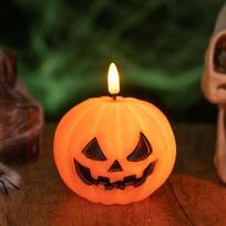 Helovino dekoracijos: Šviečiantys moliūgų žvakių šviestuvai Stalo papuošalai Atmosferos kūrimo rekvizitas A pumpkin lantern