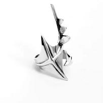 Cyberpunk Hip-hop Jewelry: Edgy European & American Design white