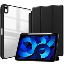 Odinis dėklas iPad Pro11 2025, iPad Air13 su skaidriu pieštuko skyreliu, akrilinis apsauginis dangtelis Mini 45 juoda