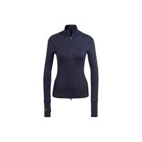 Adidas X Stella McCartney Truepurpose vidutinio sluoksnio striukė Vienspalvis logotipas Greitai džiūstanti sportinė striukė Moteriškos striukės Legendarinė-Tamsiai mėlyna IB6791 S