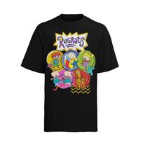 Retro Rugrats Animacinis serialas 90-tieji Nickelodien Komiksas Bio Medvilnės Marškinėliai Vyriški 4XL