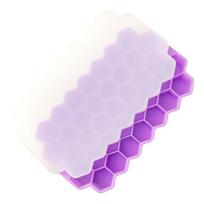 37 Grids Silicone Meatball Mold With Lid Honeycomb Rice Ball Maker Fish Balls Beef Balls Mold Meat Tools Kitchen Accessories violetinė