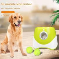 Katapulta šunims Kamuoliukų paleidimo priemonė šunų žaislas teniso kamuoliukų paleidiklis šokinėjantis kamuolys Pitbull žaislai teniso kamuoliukų mašina automatinis metimas gyvūnėlis fluorescencinė žalia spalva