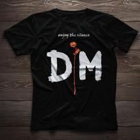 Depeche Mode Enjoy The Silence Heavy Cotton Black All Size Unisex Shirt Unisex T-Shirt XL