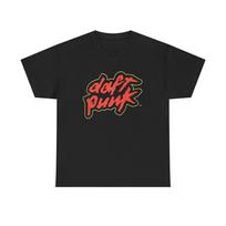 Daft Punk Marškinėliai EDM Techo Turo Prekės Koncerto Grafika NAUJAS!!! Unisex sunkios medvilnės unisex marškinėliai S