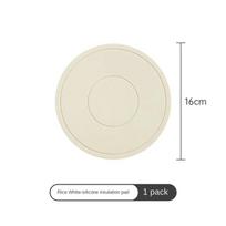 Atsparus aukštai temperatūrai Sustorintas silikoninis padėkliukas Apvalus Mikrobangų krosnelės kilimėlis Silikoninis kilimėlis Padėkliukas Izoliacinis kilimėlis 16cm&Round