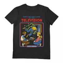 Steven Rhodes T-Shirt - Don't Sit Too Close.. - Official Black S