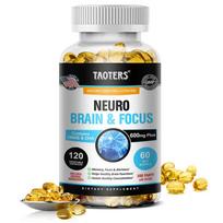 Neuro smegenų koncentracijos kompleksas Kapsulės Gerina atmintį ir koncentraciją 120 kapsulių 120 capsules