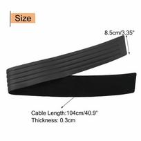 Universal Durable Rubber Car Bumper Guard Scratch Resistant Trunk Protector Strip