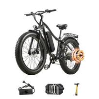 BURCHDA RX02 1500W 80km Elektrinis kalnų dviratis 26  48V 16Ah Ličio baterija Stori ratai Ebike Suaugusiems