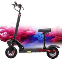 New electric scooter J-01 800W motor 48V15AH battery with seat electric scooter 10 inch tires adult all terrain folding electric scooter 800W 48V 15AH juoda