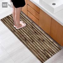 3D medienos grūdų kilimėlis virtuvės grindims Vonios kambario kilimėlis Neslystantis skalbimo kambario kilimėlis Miegamojo kilimas Svetainės grindų kilimėlis 40x60cm