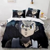 HUNTER×HUNTER Patalynės Komplektas Viengulis Dvigulis Pilnas Karalienės Karališko Dydžio Lovos Komplektas Suaugusiems Vaikams Miegamasis Antklodės Užvalkalų Komplektai lovos baldų komplektas miegamasis 70x133cm 2pcs