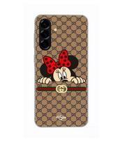 Dėklas - Minnie Gucci - Samsung Galaxy A26 - Silikoninis - Lankstus - Juodas juoda