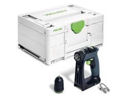 Festool akumuliatorinis grąžtas-atsuktuvas CXS 18-Basic, be akumuliatoriaus ir įkroviklio