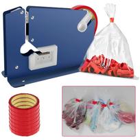 Bag Sealer Metal Bag Sealer With 7 Bag Sealing Tape Anti-Slip Store Bag Sealing Machine Bag Sealer Taper Dispenser For Home