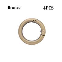 gold silver Zinc Alloy Hooks Round Push Trigger Spring O-Ring Buckles Carabiner Purses Handbags Snap Clasp Clip Bag Belt Buckle