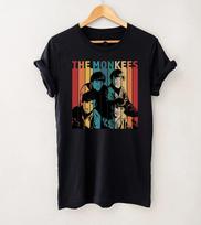 The Monkees Retro Vintage Kolekcija Juoda Dydis S-5XL Marškinėliai Unisex Marškinėliai XXXXL