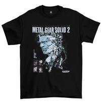 Metal Gear Solid 2 Marškinėliai Unisex Trumpomis Rankovėmis S-5XL Unisex Marškinėliai M