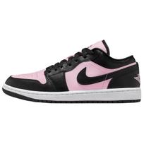 Jordan Air Jordan 1 Kvėpuojantys žemi Vintažiniai Krepšinio Batai Moteriški Juodi Rožiniai IO3394-663 38
