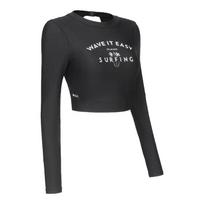 Decathlon Long Sleeve Rash Guard Swim Top XS juoda