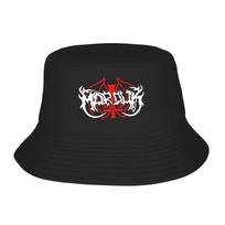 Pora Marduk Kibiro Kepuraitė Juoda Metalinė Minkšta Sulankstoma Žvejo Unisex Kepurės Vasaros Retro Paplūdimio Kelioninės Kepurės Lauko Custom DIY Skydelis Kepurė One Size
