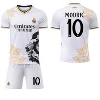 2025-26 Real Madrid juodas treniruočių/vartininko marškinėlis #9Mbappé #7 Vinícius Futbolo marškinėliai M