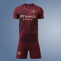 24/25 Man City 2-as išvykos marškinėlis Bordo M gray