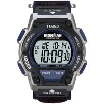 Timex Ironman 30 Smūgiams atsparus laikrodis Mėlynas (Timex) Pilno dydžio juodas/tamsus