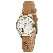 Cute Rabbit fq234 Khaki Leather Student Kids Watch Girls' Watch, Strap, Girls'