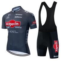 Team Edition Alpecin Summer Short Sleeve Cycling Suit Men'S Road Cycling Suit Cycling Tour De France Shorts XS