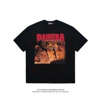 Pantera Panther Pandora Gyvatė Srovė Sunkiojo Metalo Trumpomis Rankovėmis Marškinėliai Roko Sunkus Kvėpuojantis Amerikietiško Asmenybės Pusrankovės S juoda