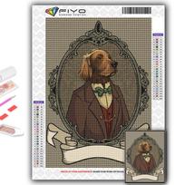 Visas 5D „pasidaryk pats“ deimantų piešimas antropomorfiniais mielais gyvūnais 5D deimantų tapyba Full Round 20X30CM