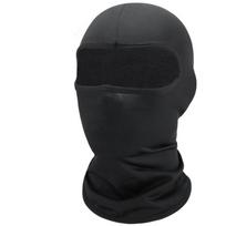 1vnt juoda slidinėjimo kaukė pilna danga balaclava vėjui atspari veido kaukė Elastinga kvėpuojanti galvos skara, Helovino kaklo getrai moterims ir vyrams 1Pc A Hole