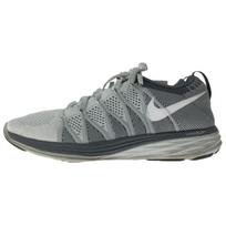 Nike Flyknit Lunar 2 Pure Platinum Wolf Grey Moteriški sportbačiai Balti 620658-011 35.5 gray