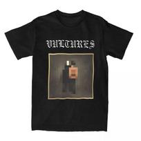 Men Women's Kanye West Vultures Album Cover Shirt Apparel Hip Hop Cotton T-shirt Clothes Awesome Tees Summer S juoda