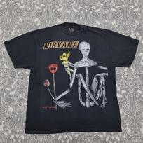 Vintažiniai Nirvana marškinėliai XL Incesticide Sliver Bleach Nevermind Kurt Cobain spauda M