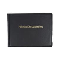 240 kišenių monetų kolekcijos laikiklis PVC penių albumas dovanos monetų kolekcionavimo albumas 10 puslapių monetų kolekcijos knyga kolekcionieriams juoda