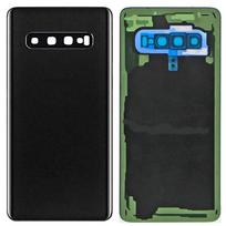 Galinio dangtelio stiklo pakaitinis korpuso durelės su rėmo objektyvu, skirtu Samsung Galaxy S10